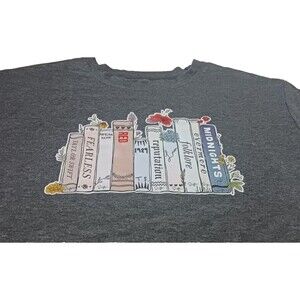 Taylor Swift Eras Albums Books Graphic T-Shirt Swiftie Shein Size M